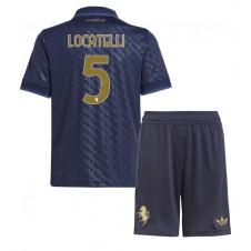 Juventus Manuel Locatelli #5 Tredjedraktsett Barn 2024-25 Kortermet (+ korte bukser)